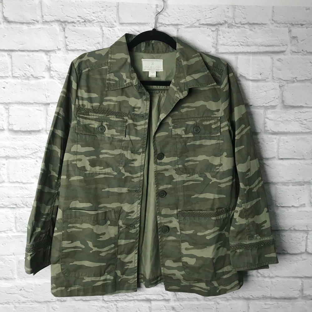 NWT | Caslon Camo Jacket